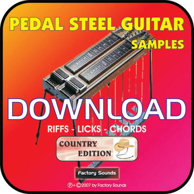Product picture PEDAL STEEL GUITAR Samples Loops-WAV Country Collection 